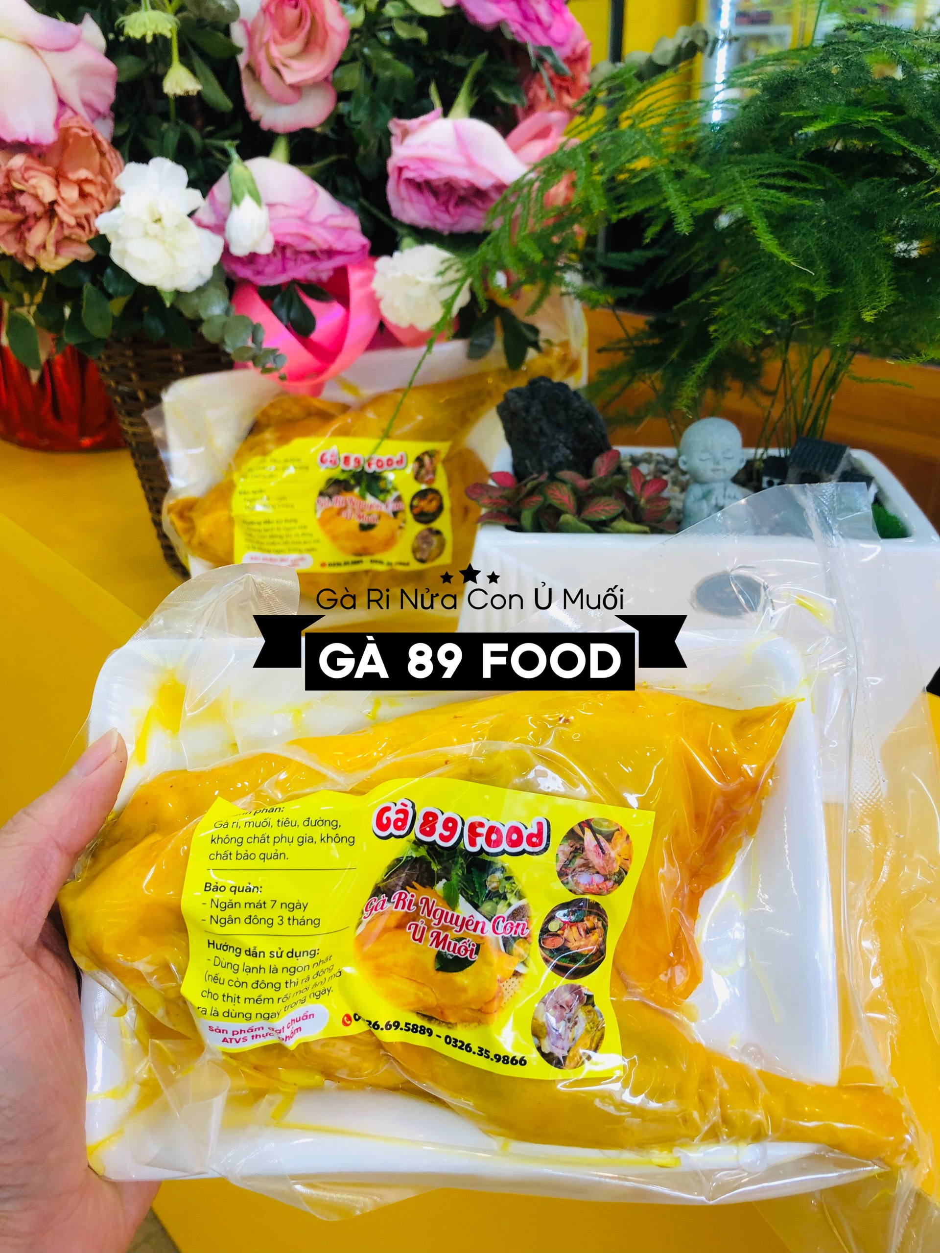GÀ RI NỬA CON Ủ MUỐI