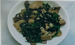 Rau xào thịt
