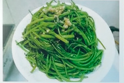 Rau xào tỏi
