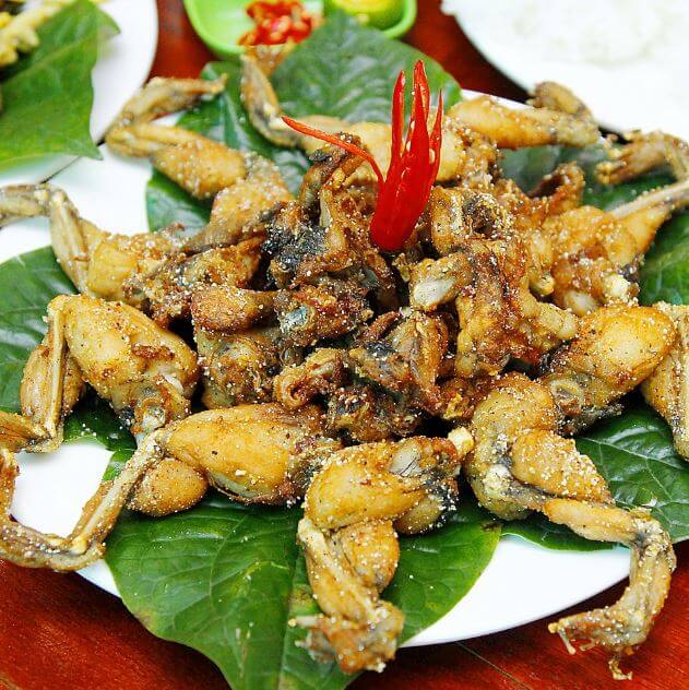 Ếch rang muối