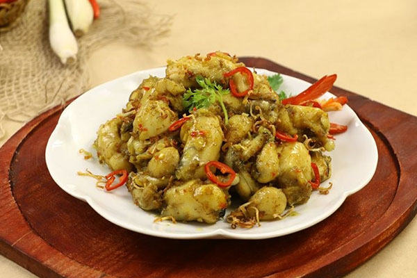 Ếch xào sả ớt