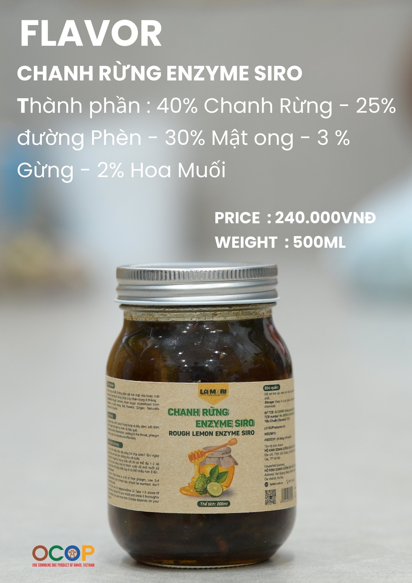 Chanh Rừng enzyme siro