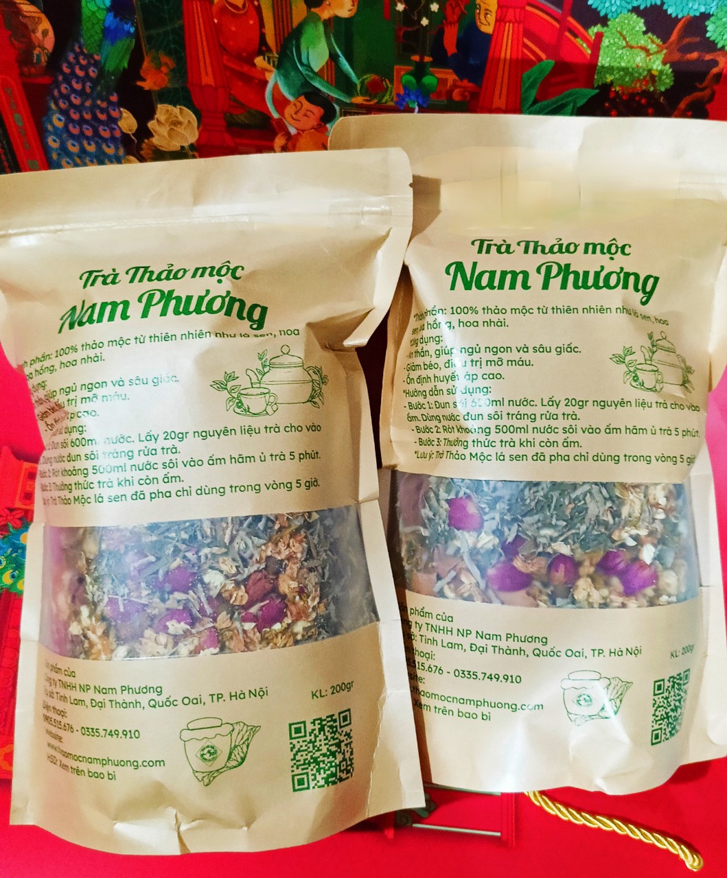 Búp Sen Ngậm Trà Khô