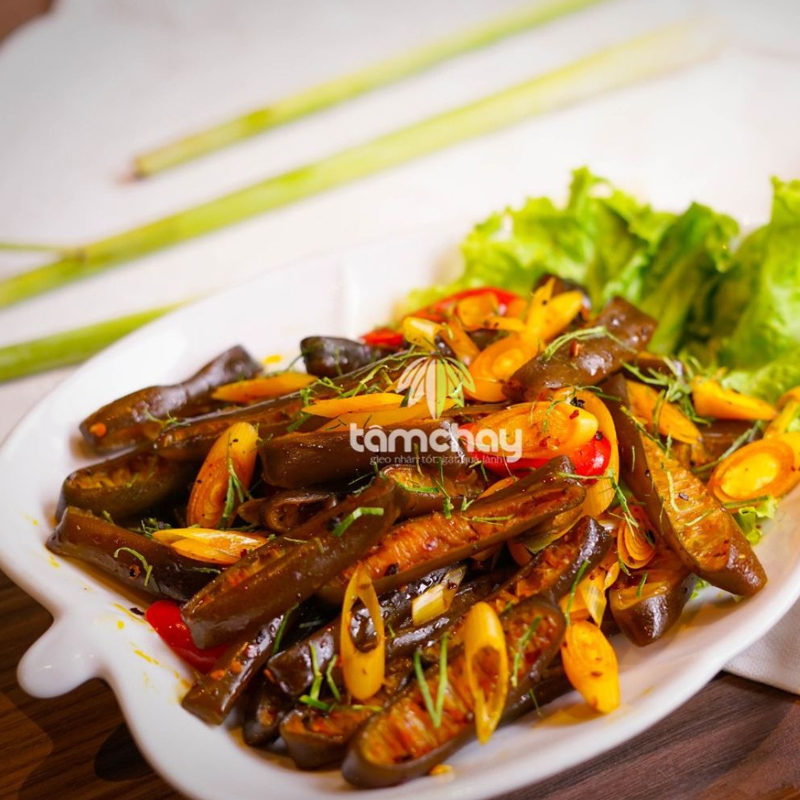 Tảo Xào Sả Ớt