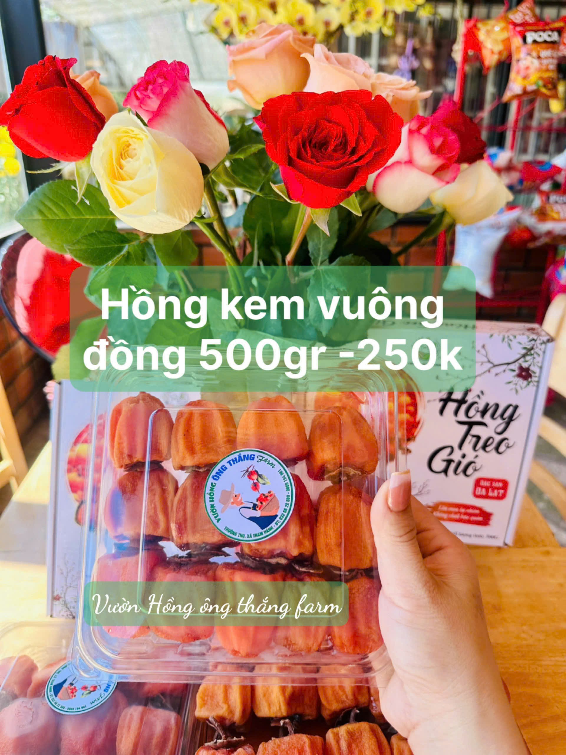 Hồng treo gió nhiều nắng