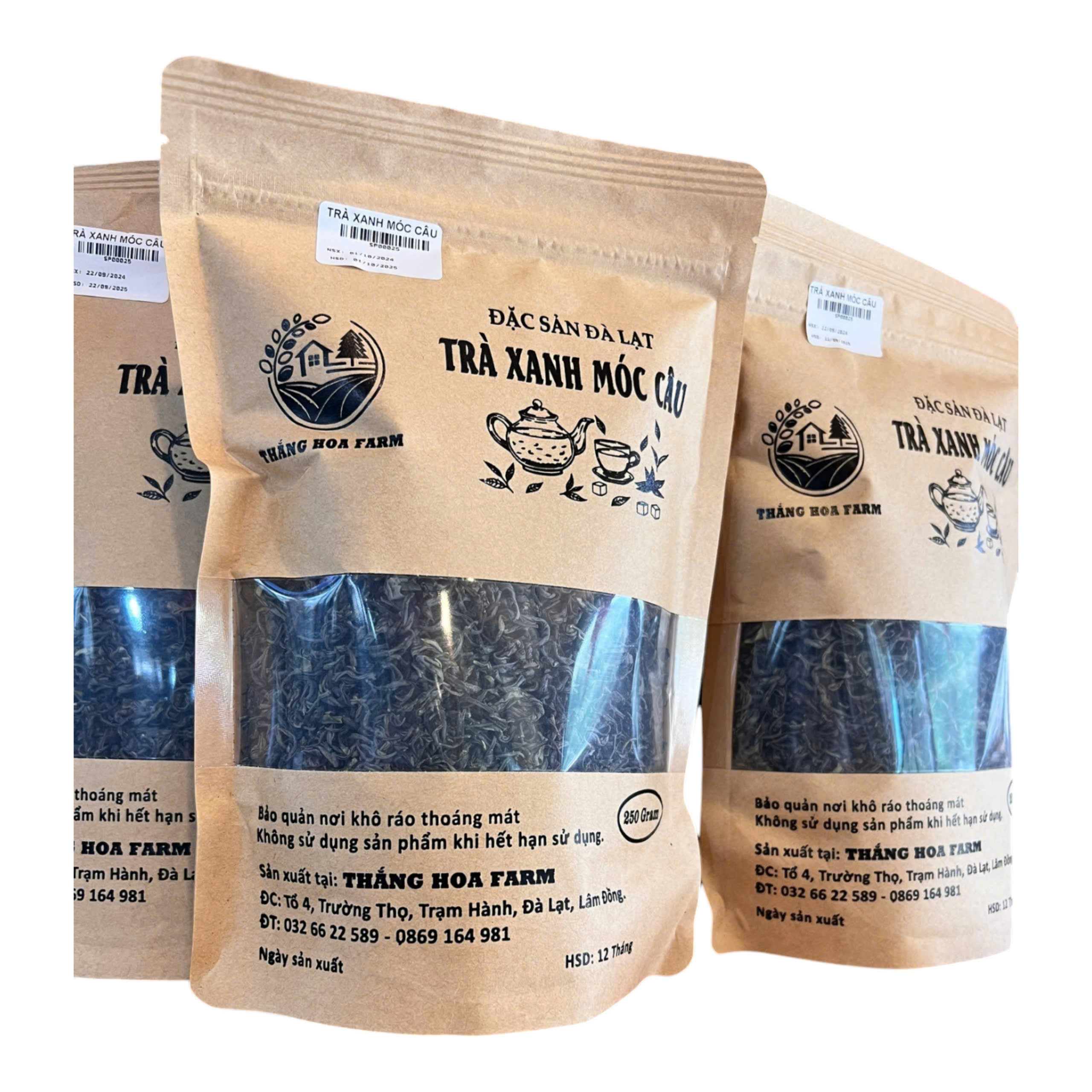 Trà Xanh Mốc Câu 250gr