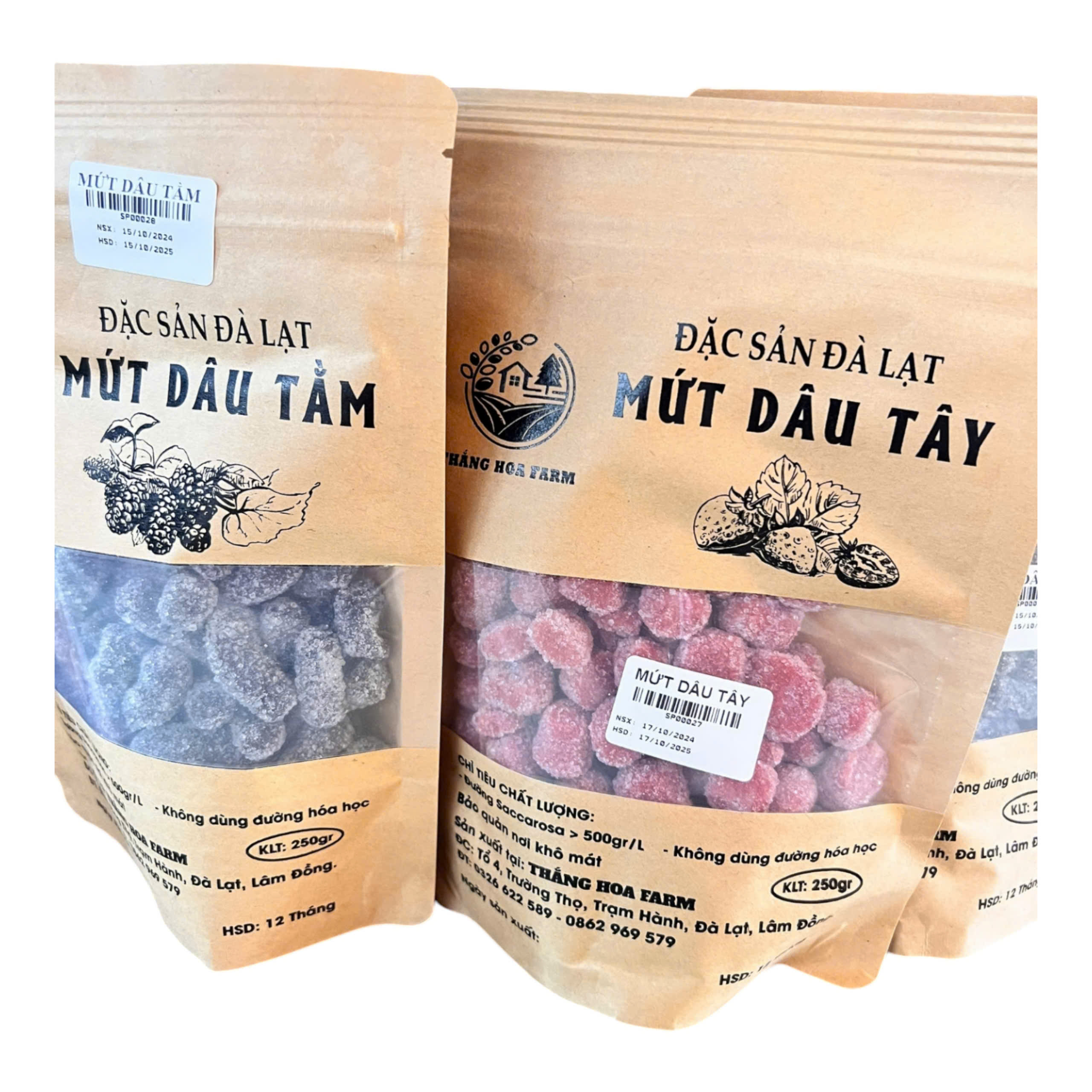 Mứt Dâu Tây - Dâu tằm 250 gr