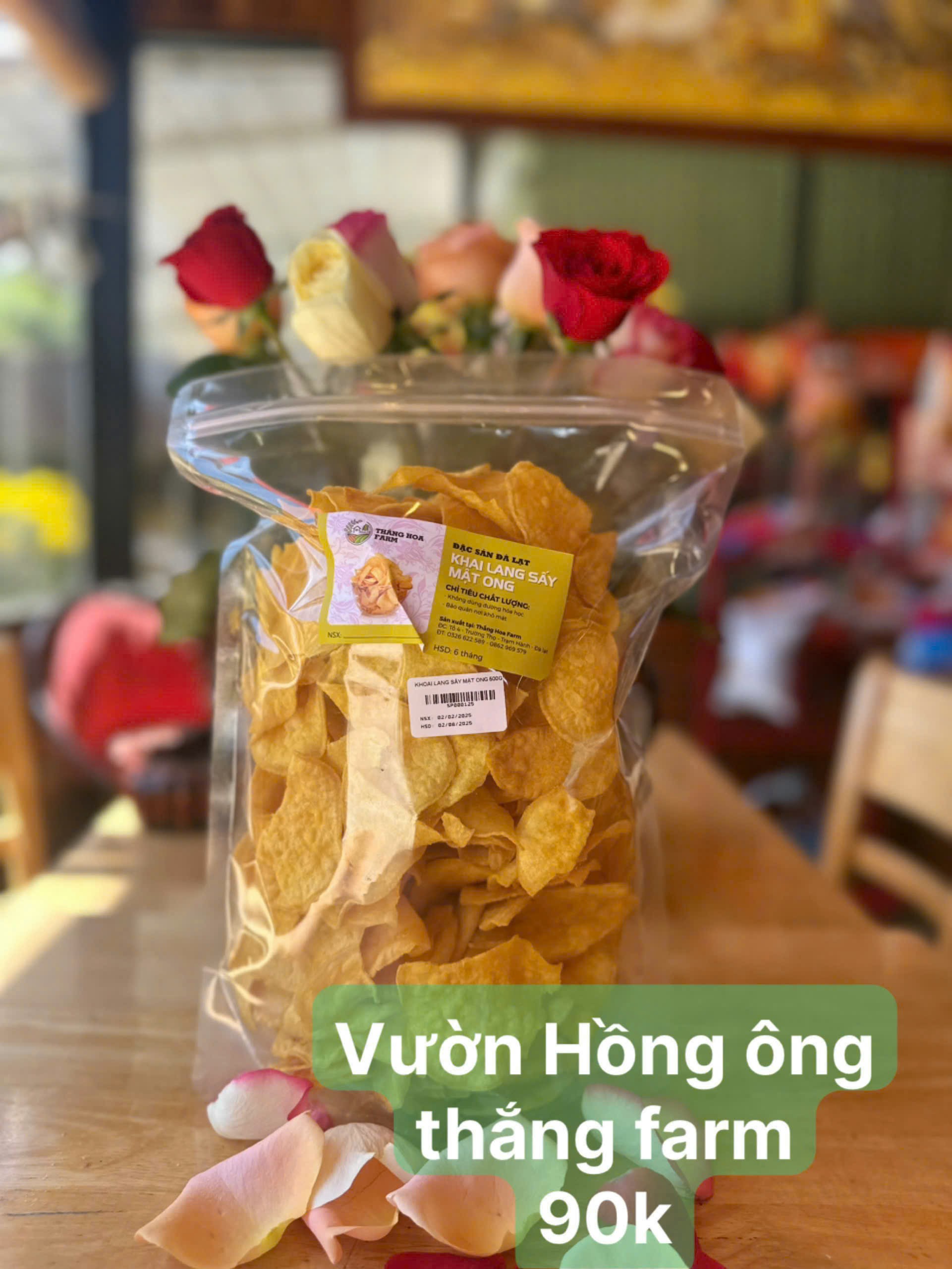Khoai lang sấy mật ong