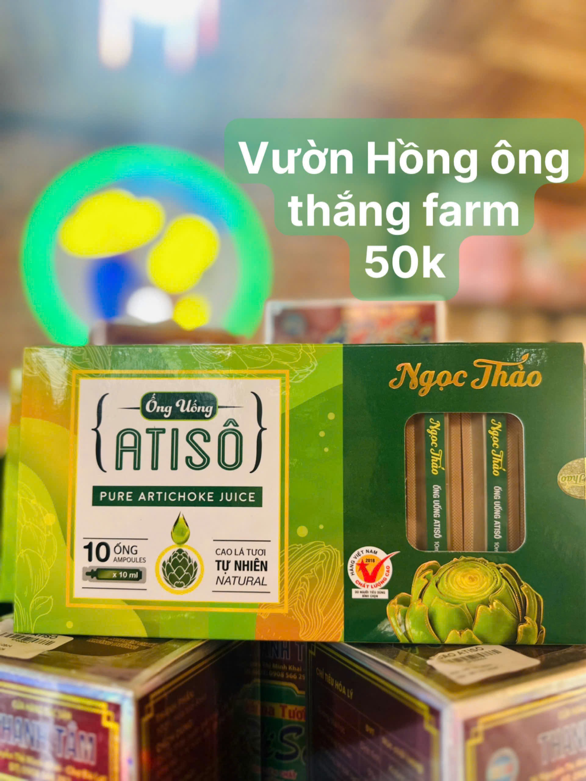 Cao lá tươi Atiso
