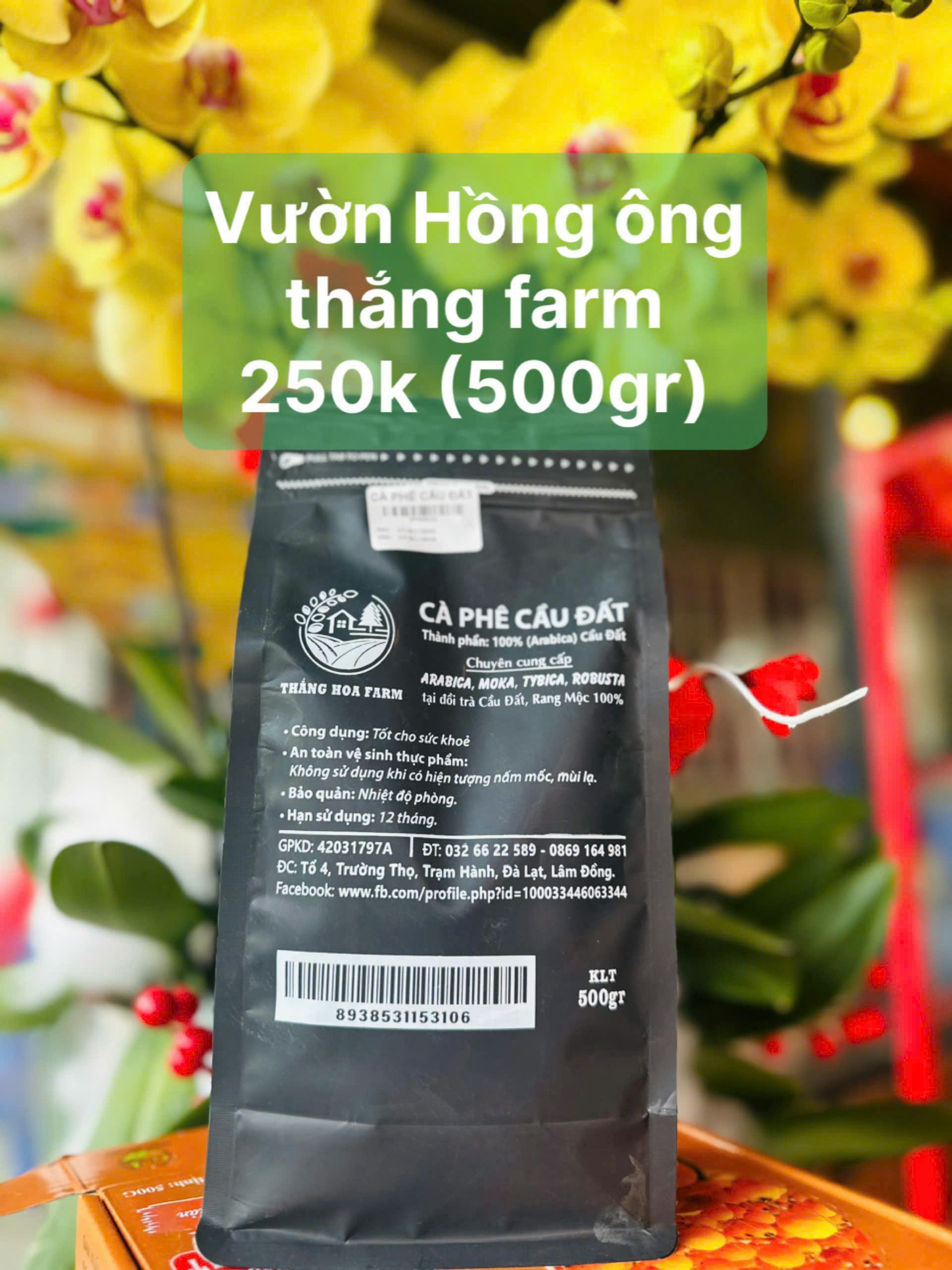 Cà Phê Cầu Đất 500gr