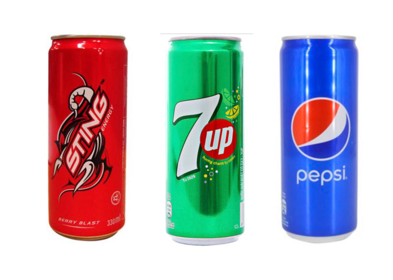 Coca - Sting - 7 Up