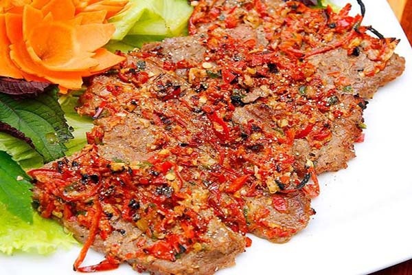 Ba Chỉ Bò Nướng Muối Ớt