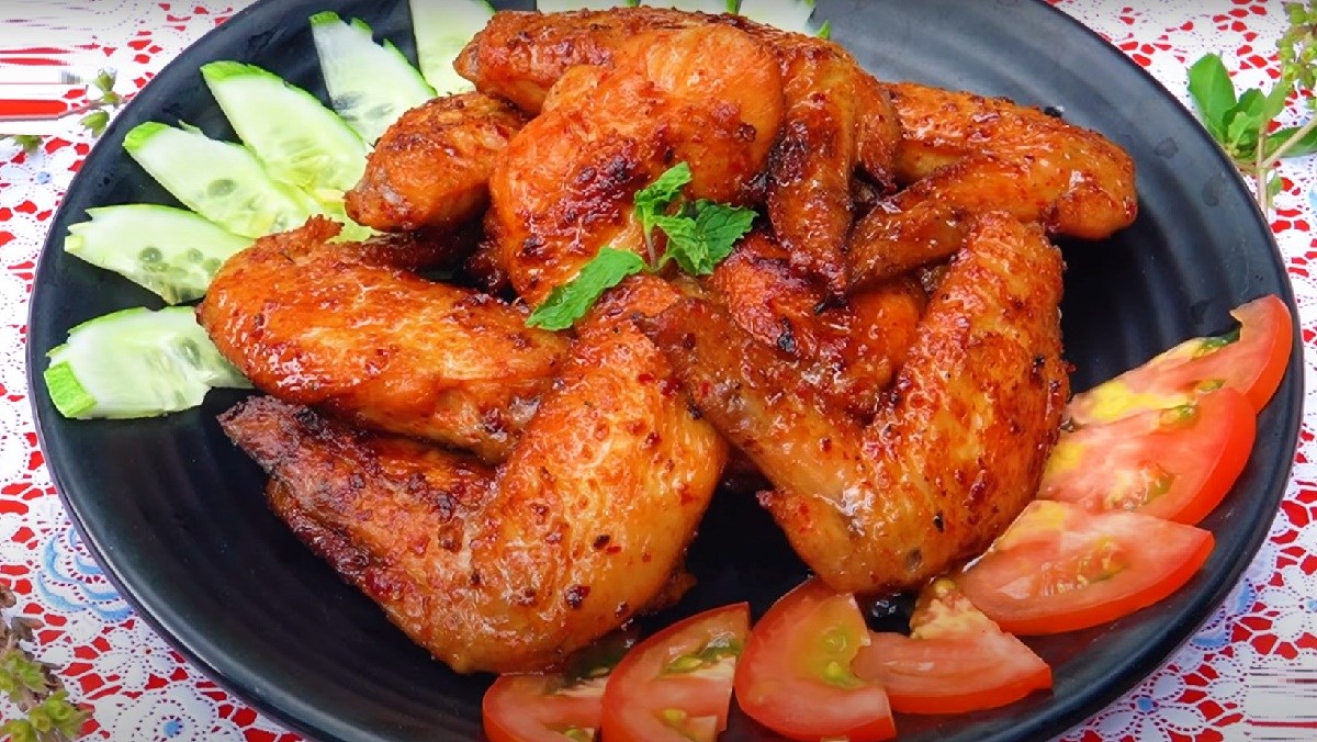 Cánh gà nướng sa tế