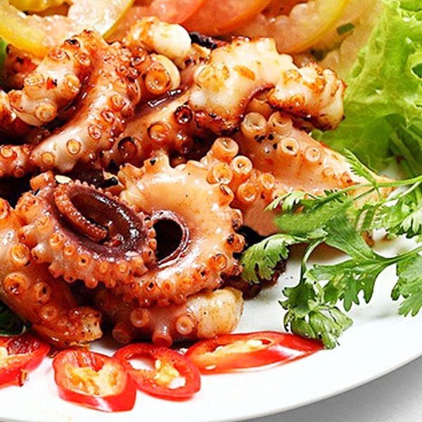 Bạch tuộc nướng sate