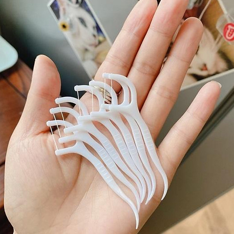 Combo 9 Hộp Tăm Chỉ Nha Khoa Nhật Bản Dental Floss Toothpick