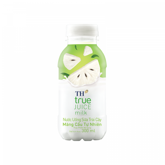 Nước Uống Sữa Trái Cây Mãng Cầu Tự Nhiên TH true JUICE milk 300MLX24