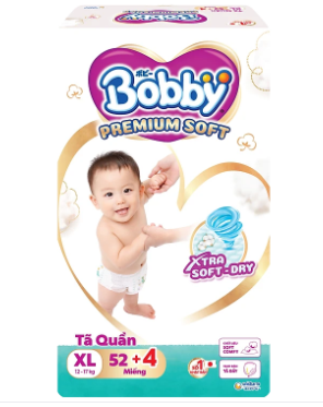 Bỉm bobyPremium quần Xl 52+4