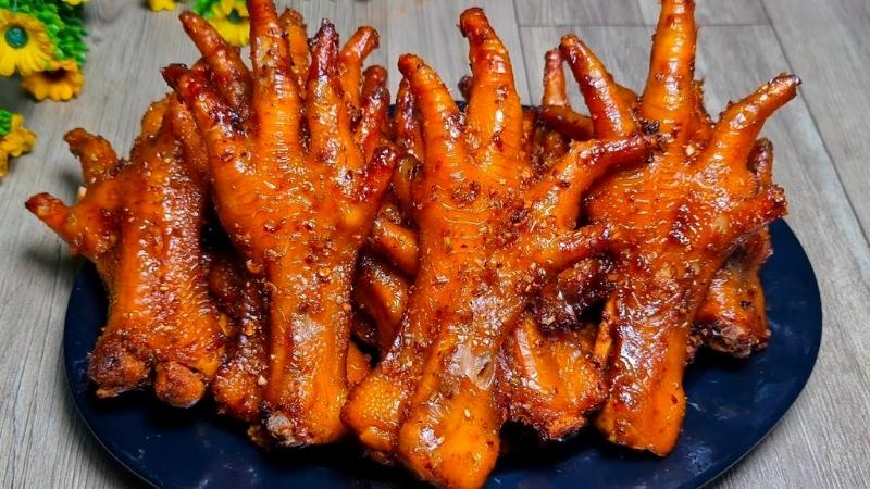 Chân gà xiên nướng