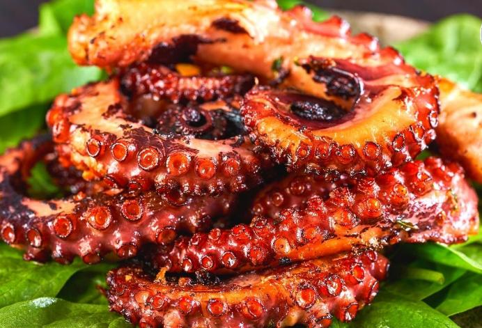Râu bạch tuộc sate