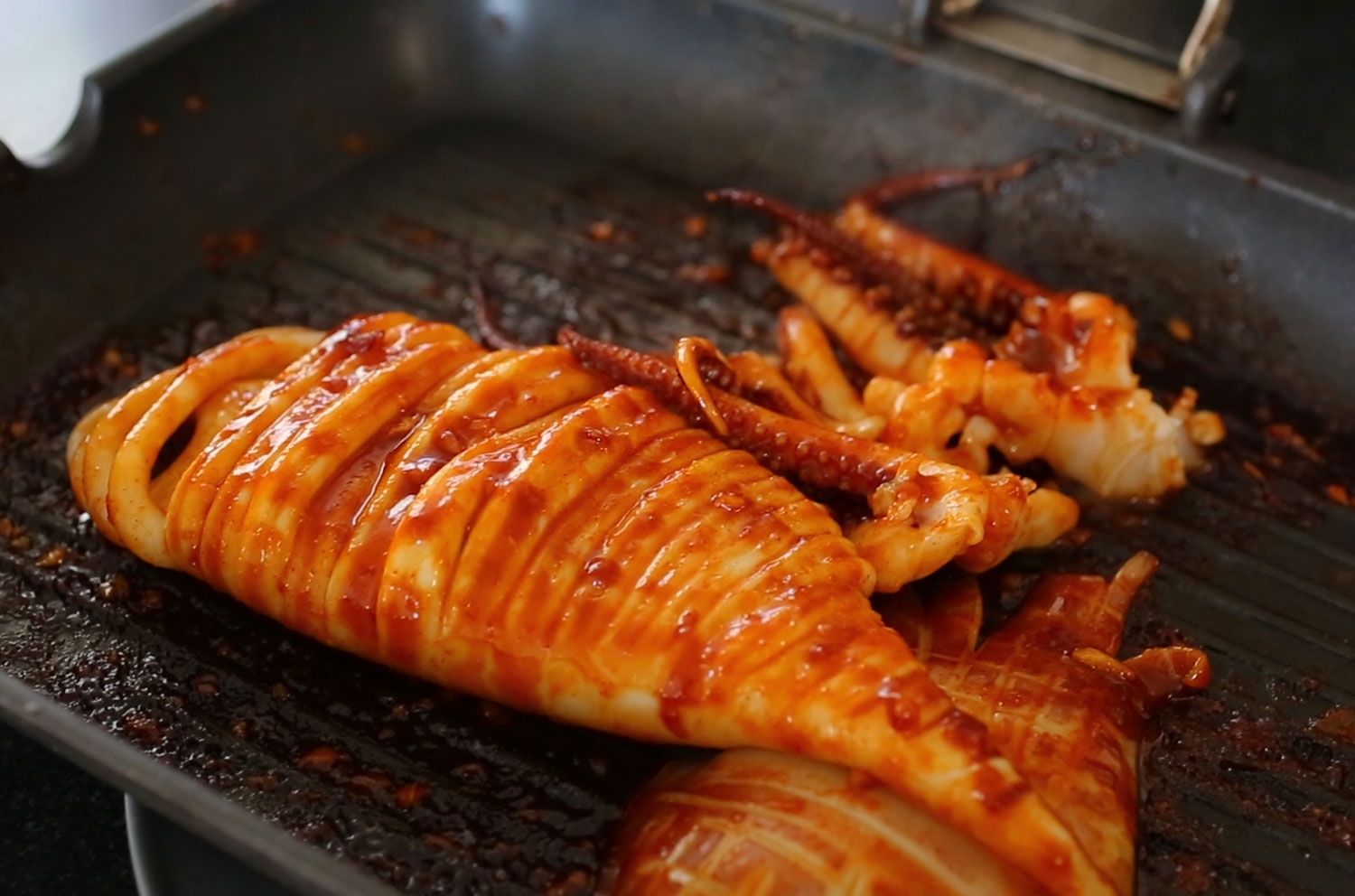 Mực nướng sate