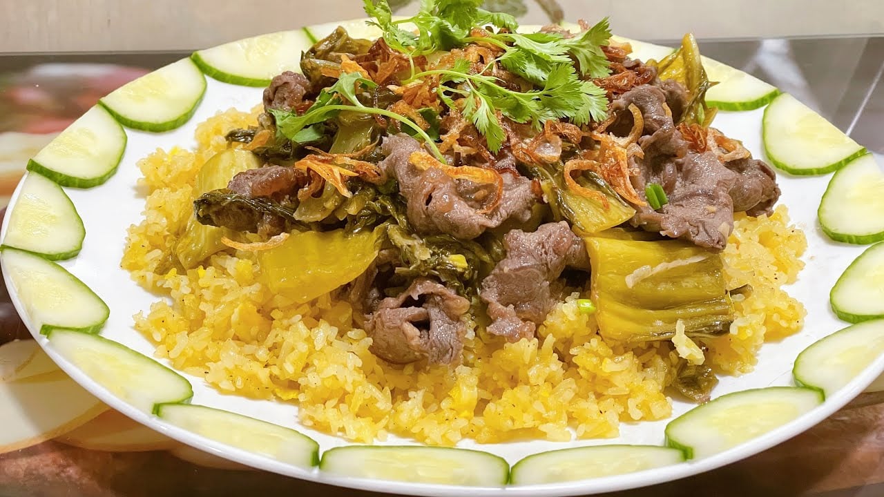 Cơm rang dưa bò
