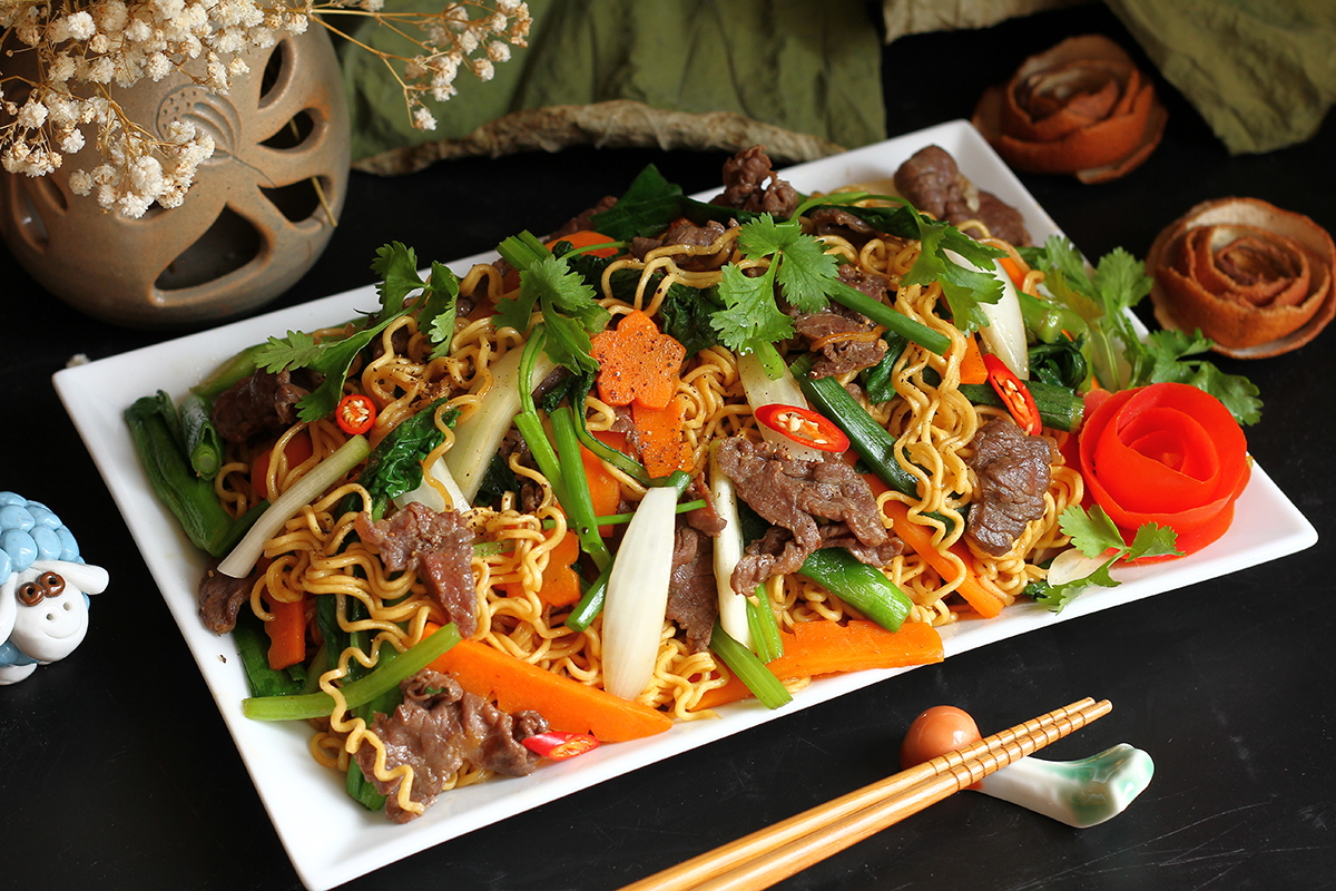 Mỳ xào bò