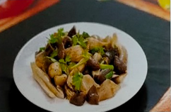 Nấm xào tỏi