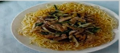 Mì xào thịt