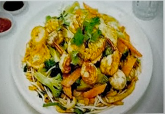 Phở xào hải sản