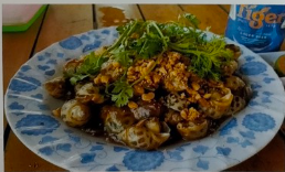 Ốc hương xào me
