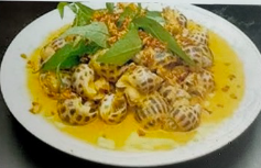 Ốc hương trứng muối