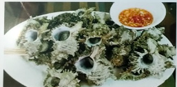 Ốc rồng luộc sả