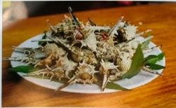 Ốc gai hấp sả