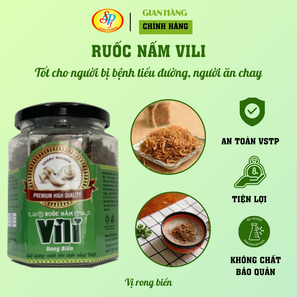 Ruốc nấm VILI (rong biển)