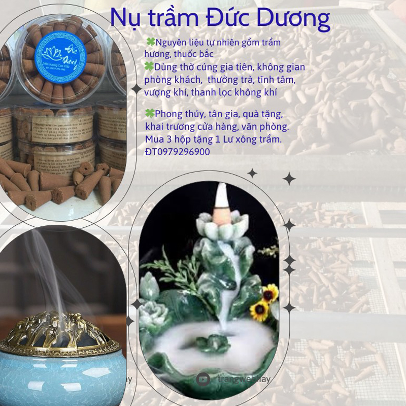 Nụ Trầm Đức Dương Hộp 45 Nụ