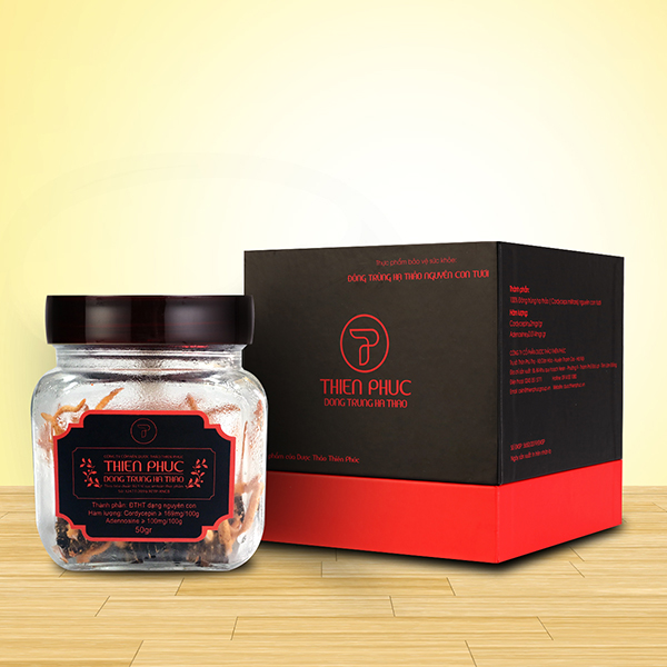 Thực phẩm bảo vệ sức khỏe Đông trùng hạ thảo nguyên con thể tươi