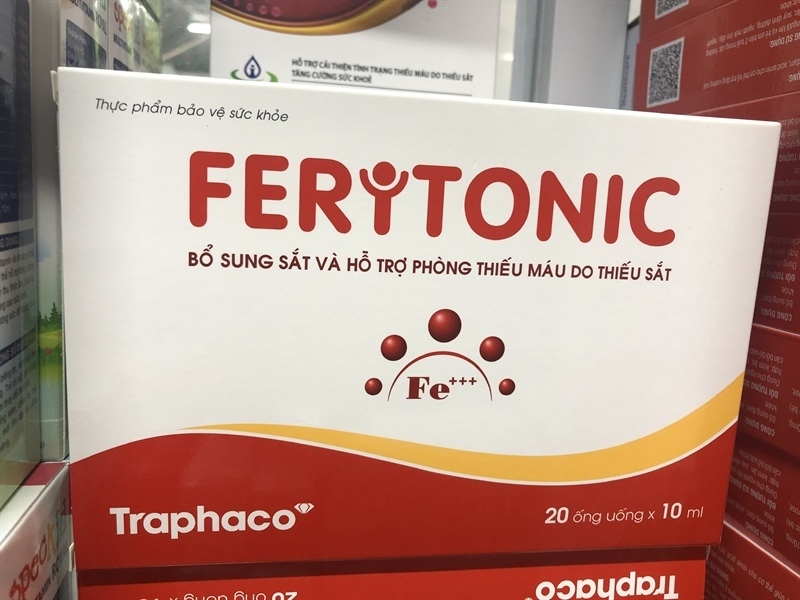 Feritonic Plus Hộp 20 ống Traphaco