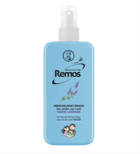KEM XỊT CHỐNG MUỖI REMOS HƯƠNG LAVENDER CHO BÉ TUÝP 70ML