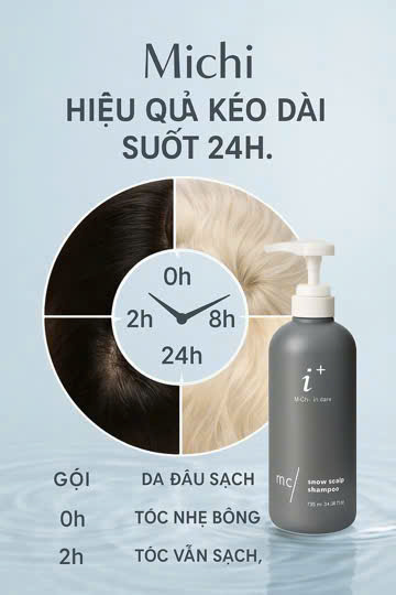 DẦU GỘI MICHI Hàn Quốc