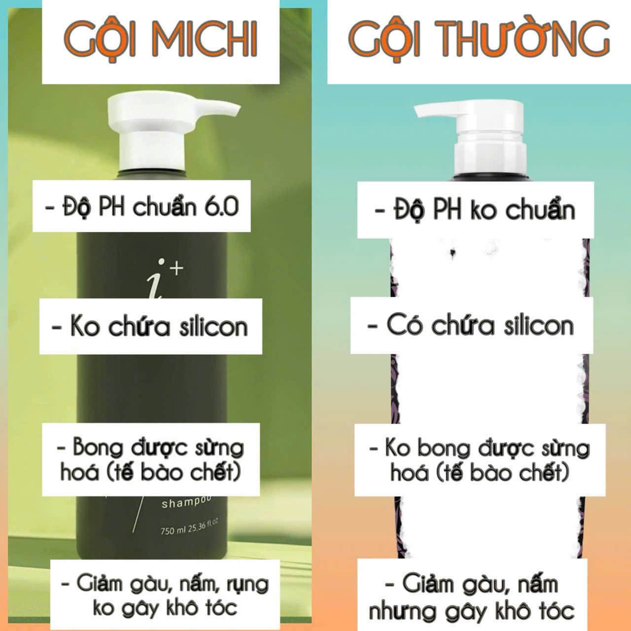 DẦU GỘI MICHI Hàn Quốc
