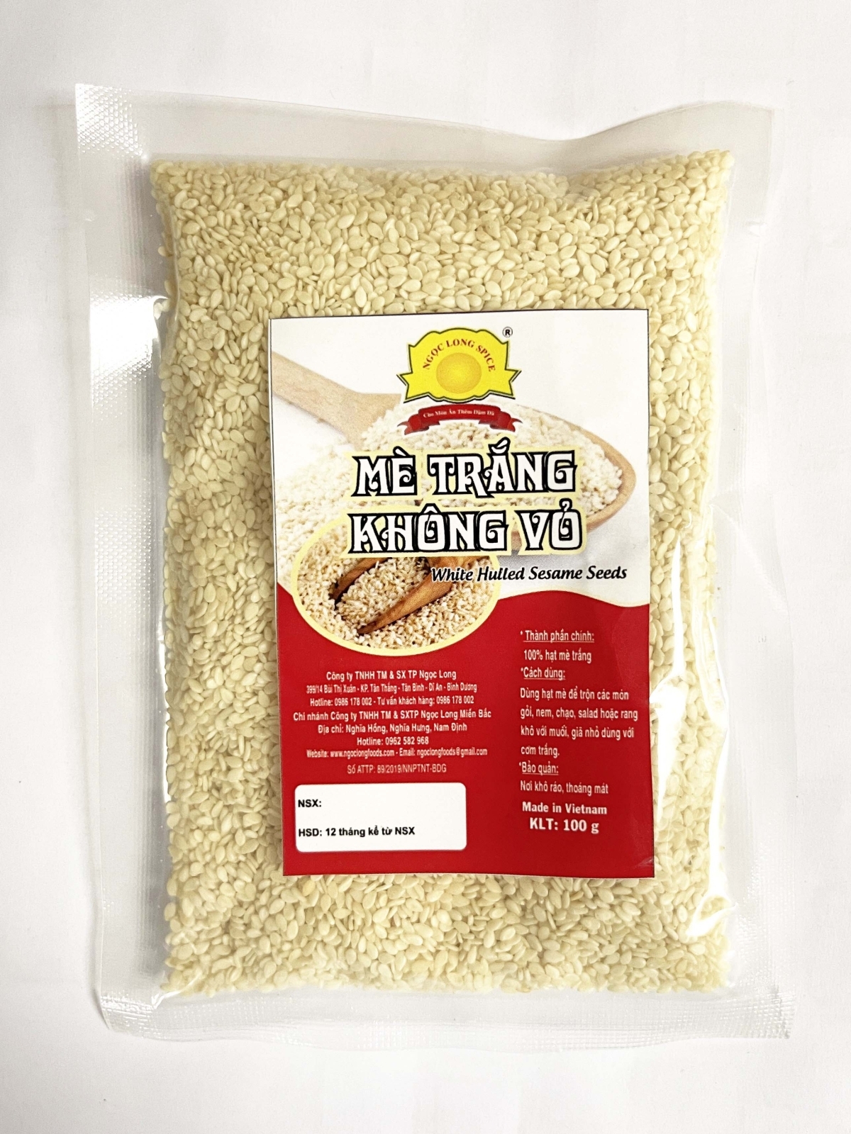 Hạt mè không vỏ
