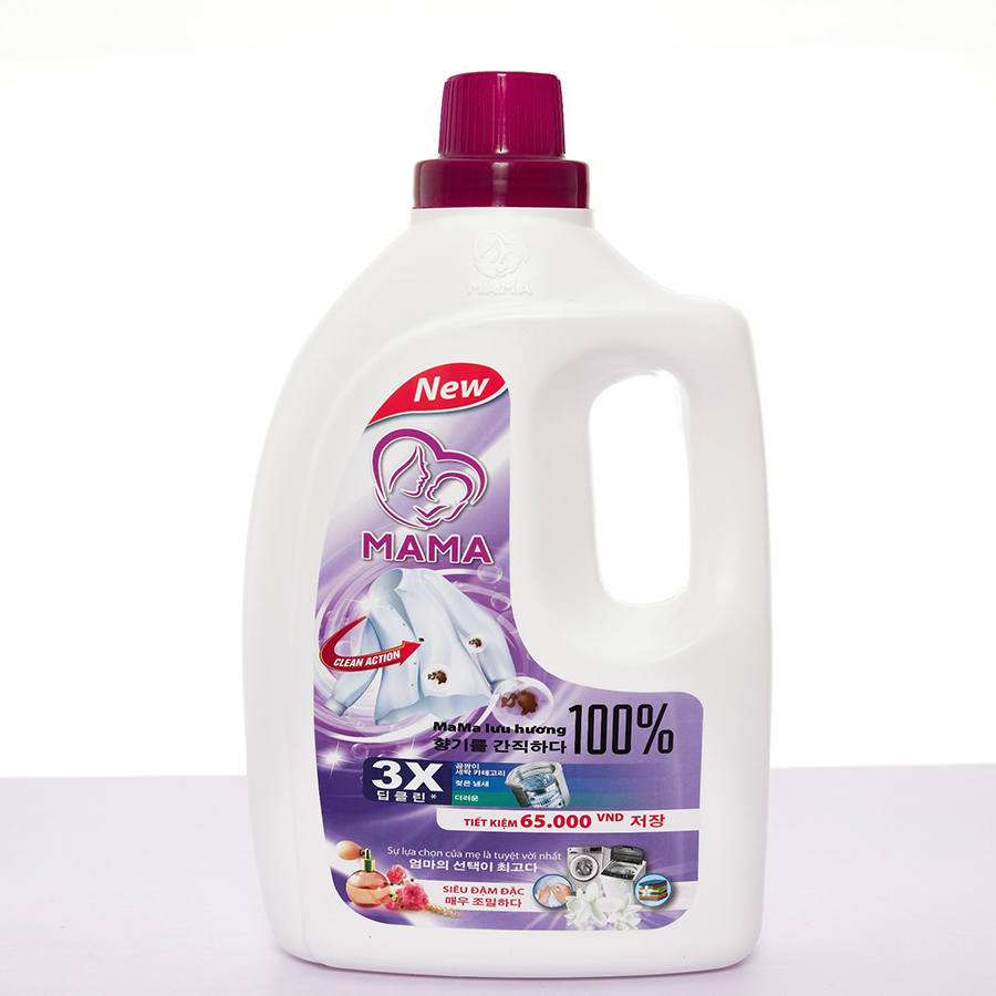 Nước giặt xả MAMA hương Cá Ngựa 3.5kg/can