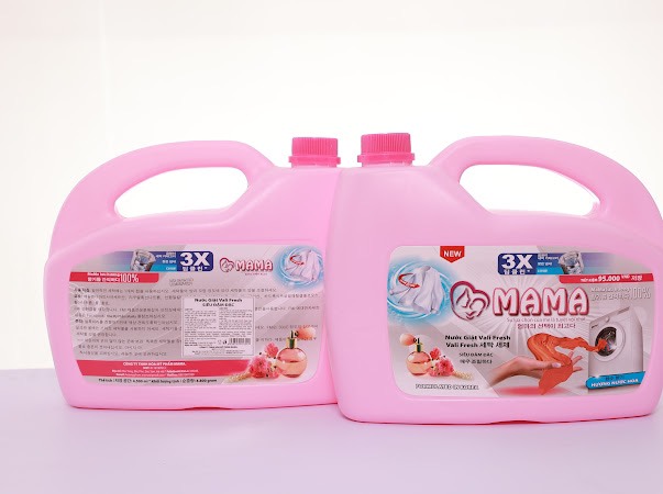 Nước giặt xả MAMA hương Vani 10kg/can
