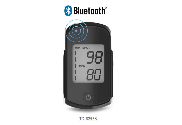 Thiết bị đo OXY bão hòa trong máu và nhịp tim SPO2 TD - 8255 - Công nghệ Bluetooth